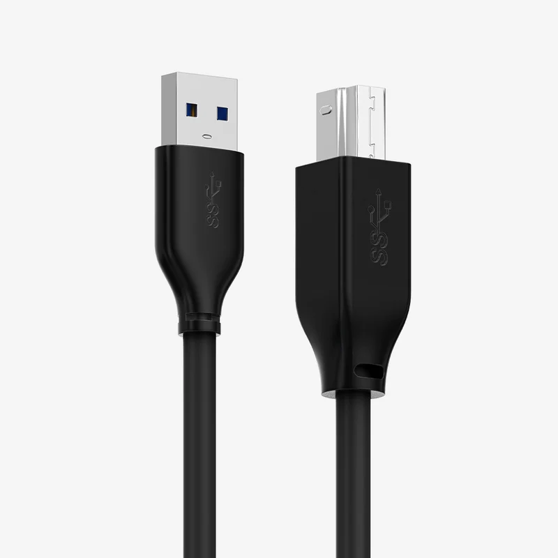 USB 3.0 A to B Data Cable 5Gbps for Printers,Scanners & External Drives