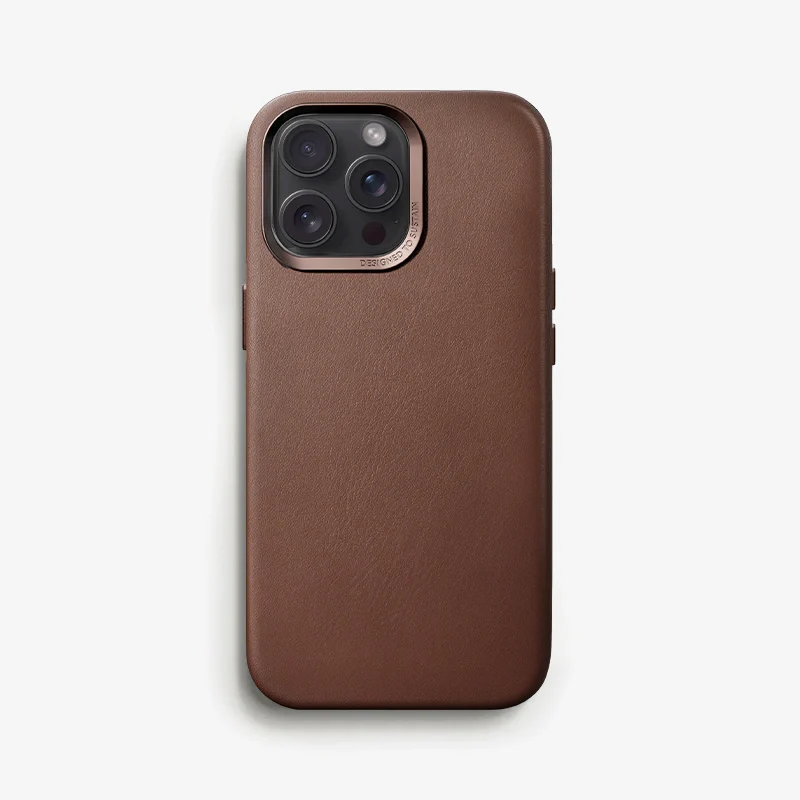 iPhone 14 Pro étui en cuir Vegan