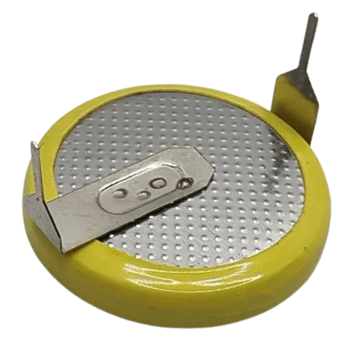 Pile CR2032 3V lithium avec picots à souder PCB 2 broches 20mm