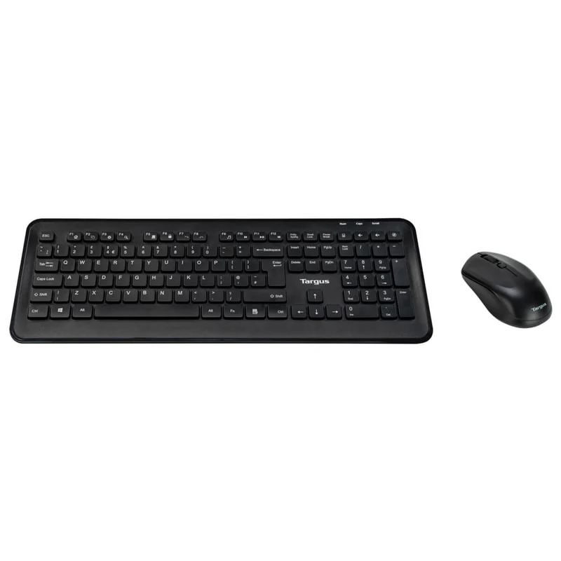 Combo clavier et souris sans fil de taille normale - Noir (UK)