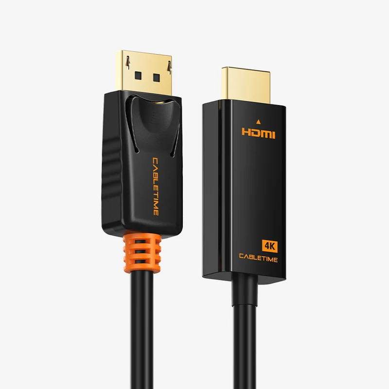 DisplayPort 1.2 Male to HDMI Male 4K 60Hz Cable
