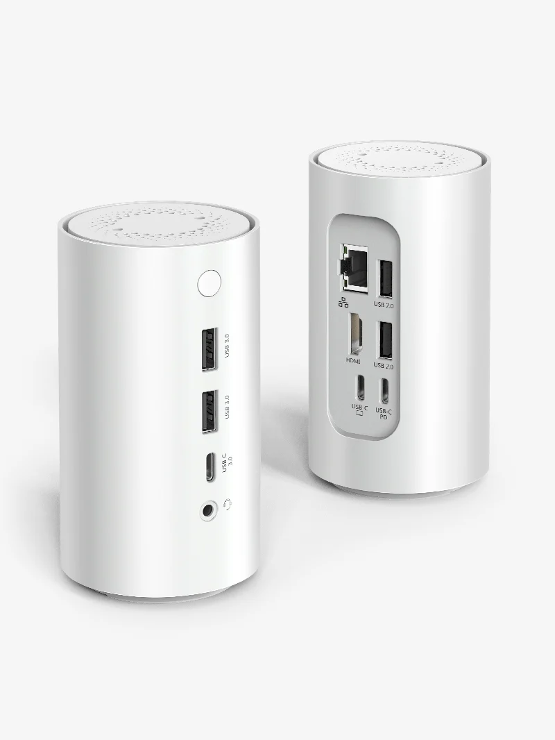 10 IN 1 USBC Docking Station with Negative Ion Air Purifier