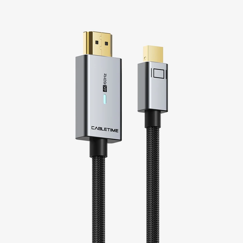 Mini DisplayPort to HDMI Cable 4K 60Hz
