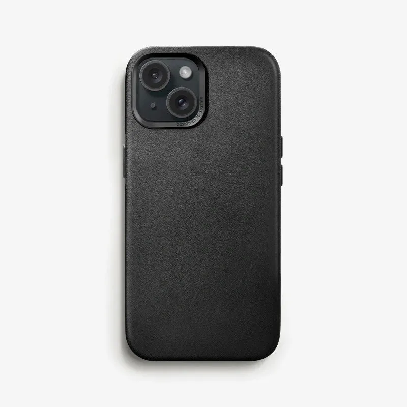 iPhone 15 Plus étui en cuir Vegan