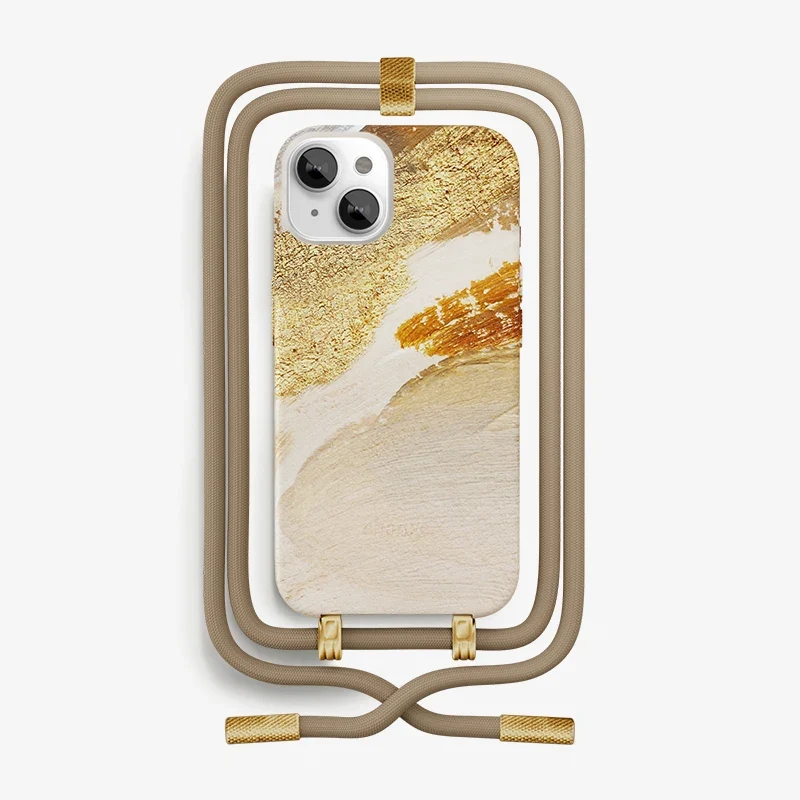 iPhone 14 Chaîne pour téléphone portable Amovible