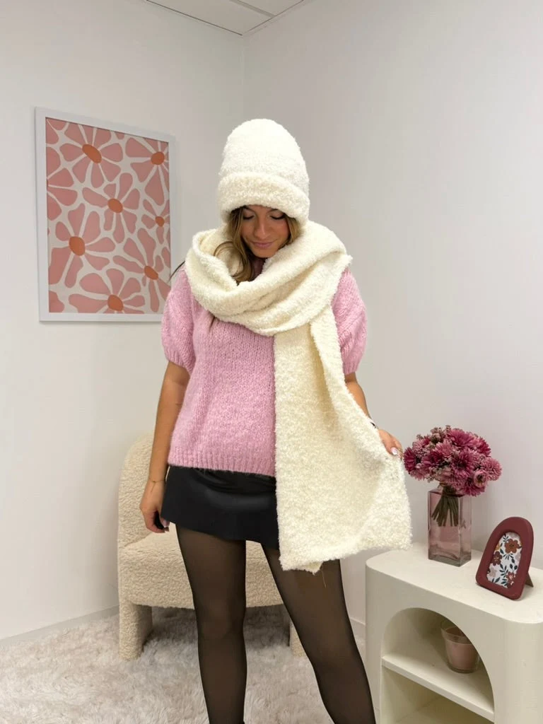 ensemble bonnet + écharpe
