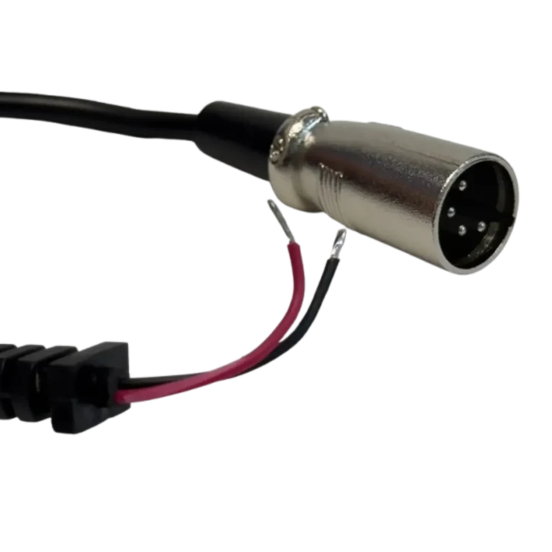 Câble XLR 4P vers sortie fils 1 mètre