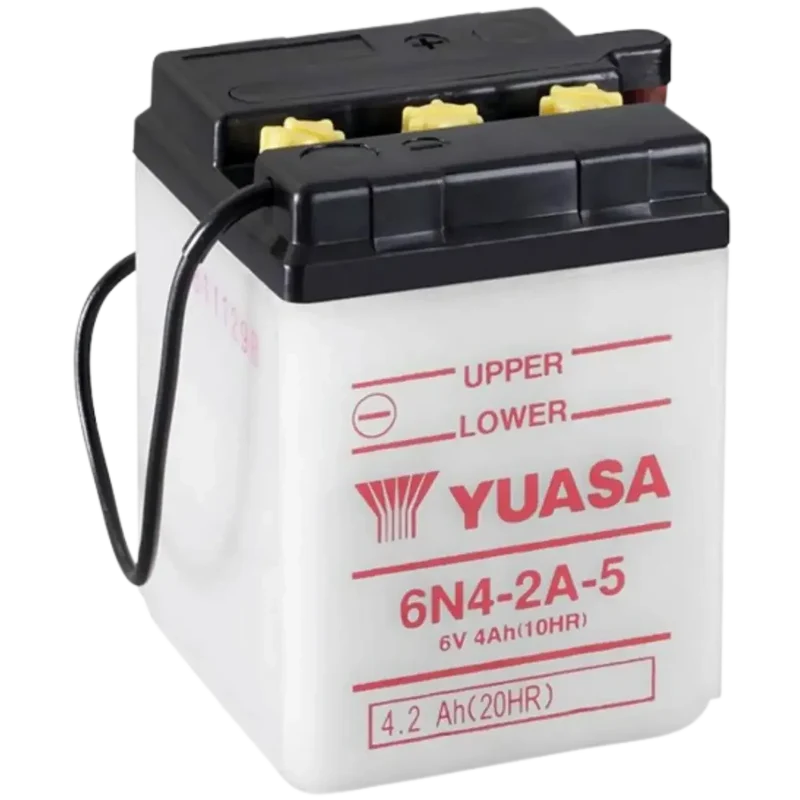 Batterie Yuasa 6N4-2A-5 6V 4.2Ah avec entretien