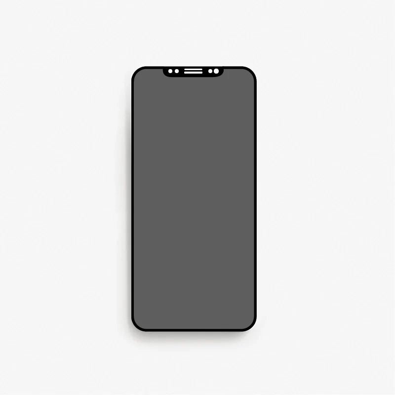 Verre blindé pour iPhone 12 Mini avec protection contre les regards indiscrets