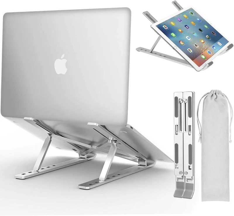 Support d'ordinateur portable en aluminium réglable