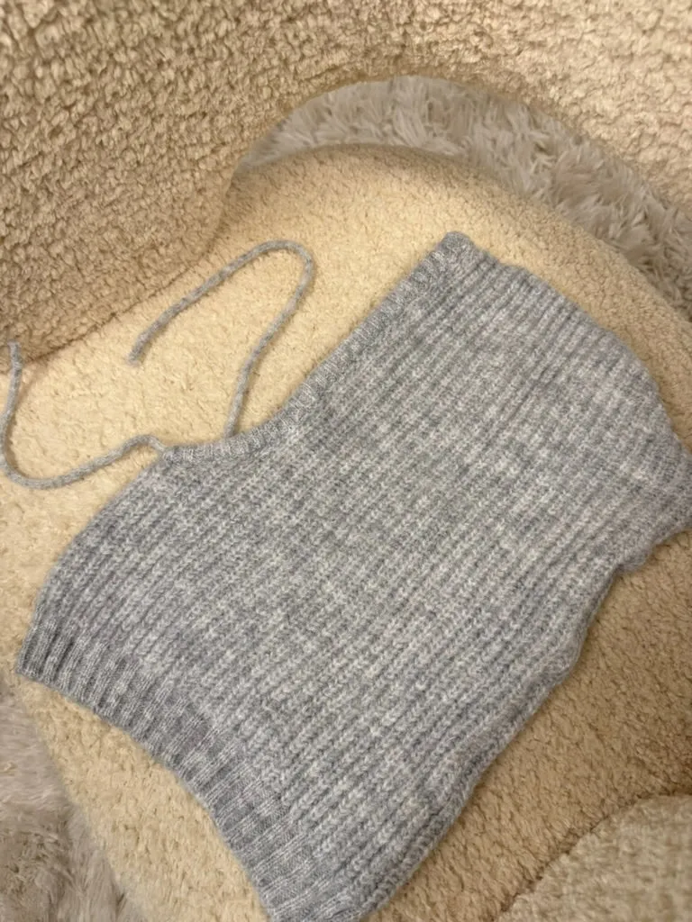 Capuche en laine gris