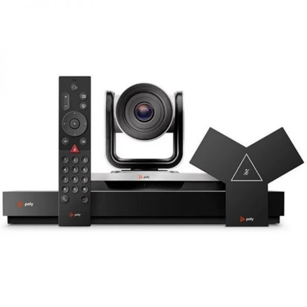 Poly Kit G7500 avec caméra EAGLEYEIV-4X, codec 4K et microphone IP sans fil (UE) 7200-85740-101