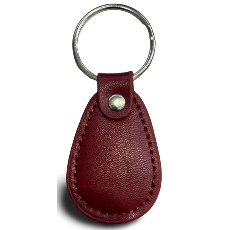 Badge en cuir rouge TAG-CN compatible TAGID pour alarme Daitem Hager