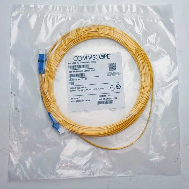 COMMSCOPE Patch fibre optique monomode LC/UPC vers LC/UPC 1,6 mm FFWLCLC42-JXF033