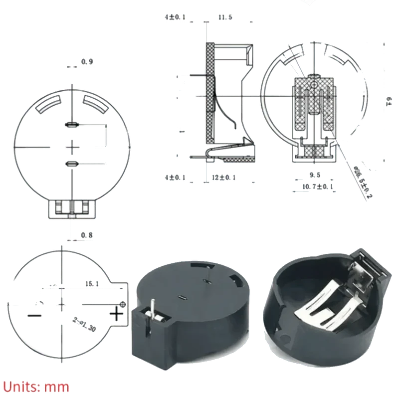 Support de batterie BS 2477