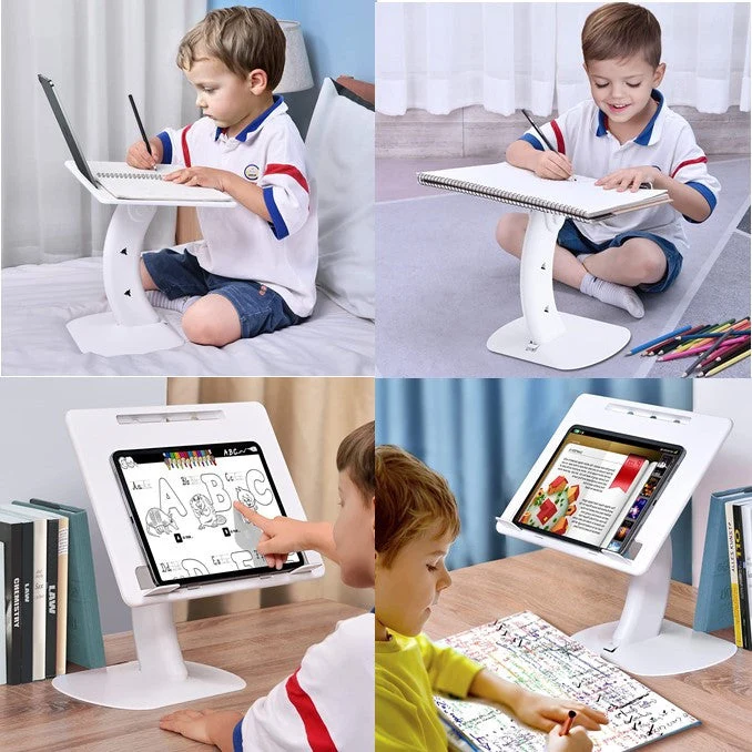 Support ergonomique réglable pour ordinateur portable et livre