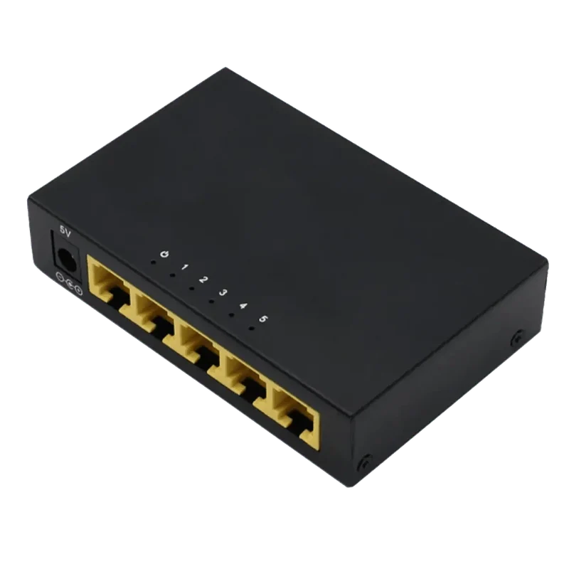 Commutateur LAN Ethernet 5 Ports 100 Mbps