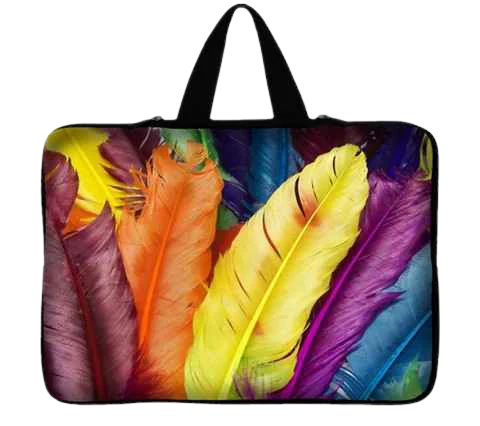 Housse ordinateur 13 pouces Plumeuse