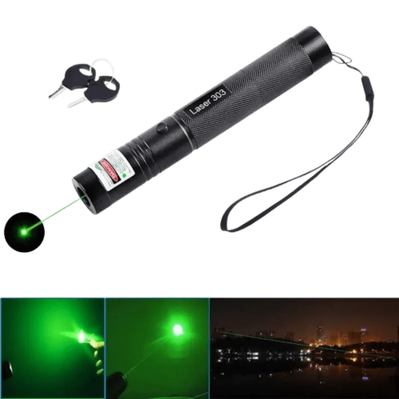Pointer Laser vert rechargeable