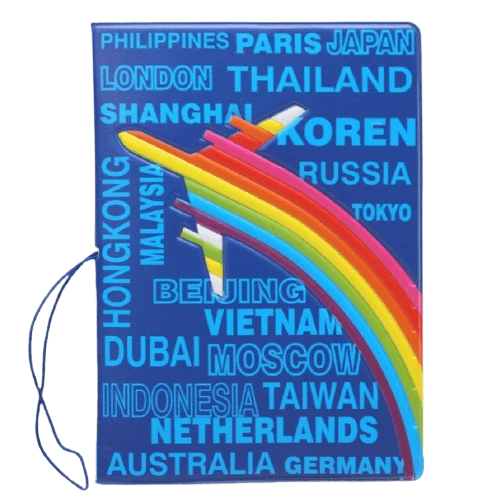 Etui passeport Arc en Ciel