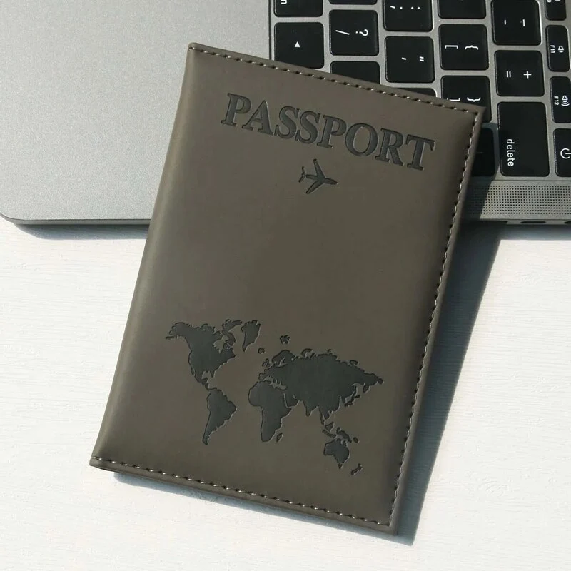 Etui passeport Carte du monde