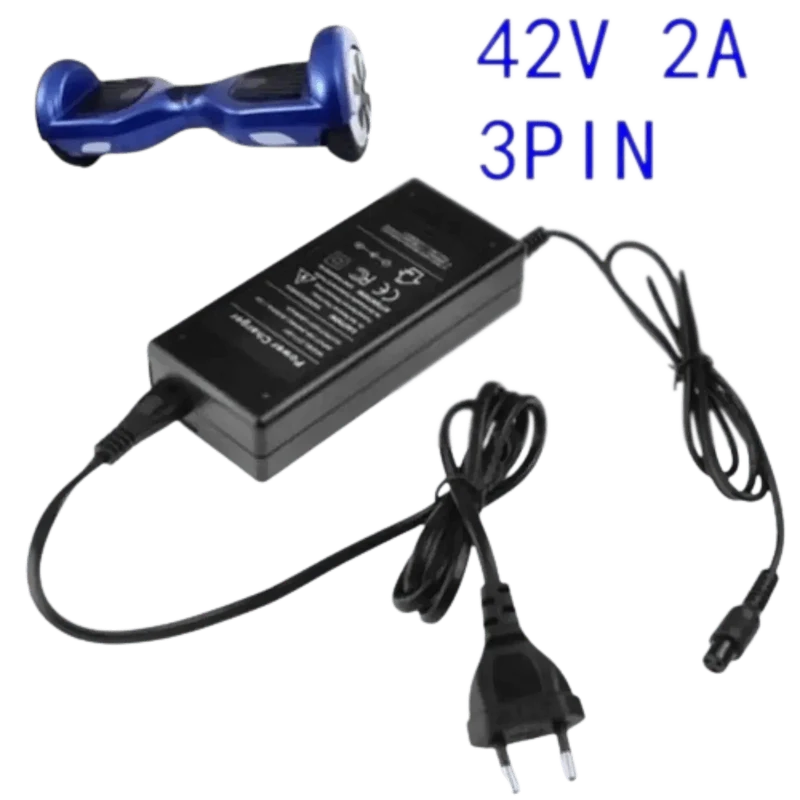 Chargeur 42V 2A pour Hover Board