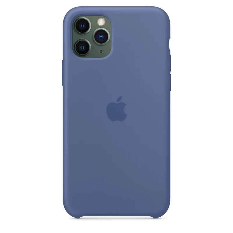 iPhone 11 Pro 256 Go - Vert Nuit - Débloqué & Neuf Coque Bleu Lin - Batterie Neuve