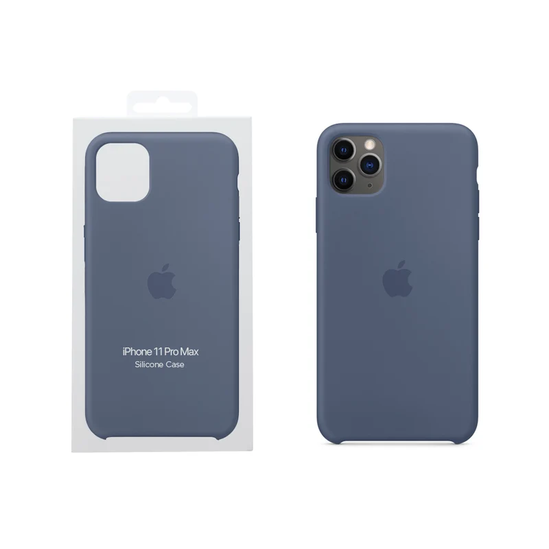 Coque en Silicone Apple iPhone 11 Pro Max - Bleu D'Alaska