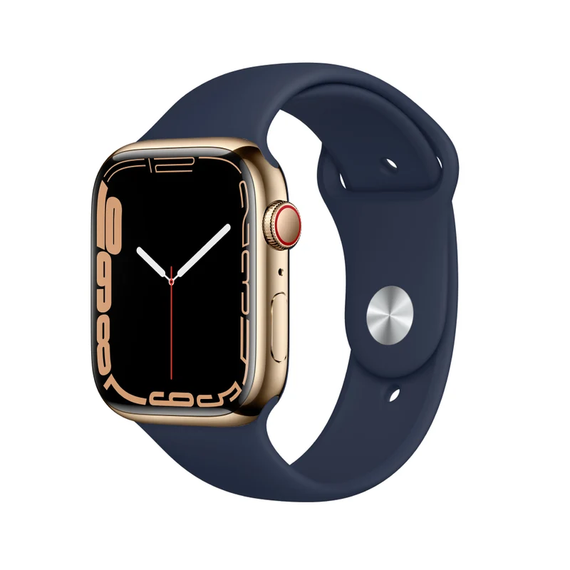 Apple Watch Series 7 Boîtier en acier inoxydable 41mm - Or