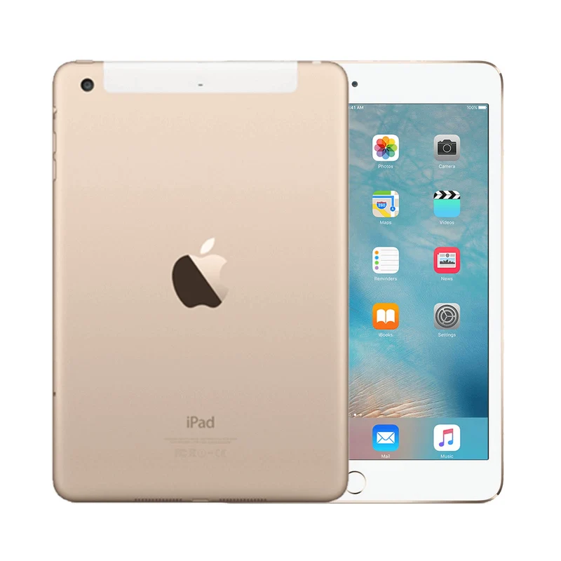 Apple iPad Mini 3 64Go WiFi & Cellulaire Débloqué Or Bon état