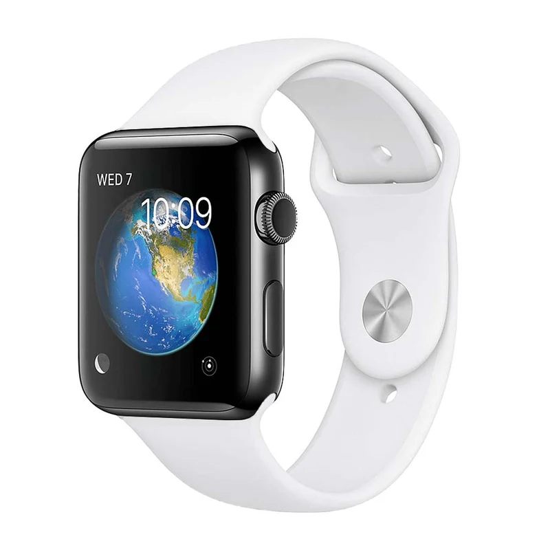 Apple Watch Series 3 Acier Inoxydable 38mm - Noir - Bon état