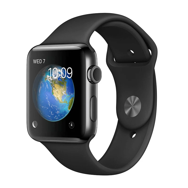 Apple Watch Series 2 Acier Inoxydable 42mm - Noir - Bon état